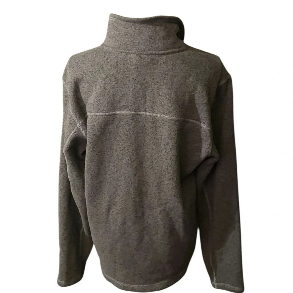 The North‎ Face Gray Ski Snow Jacket Fleece Full-Length Zipper